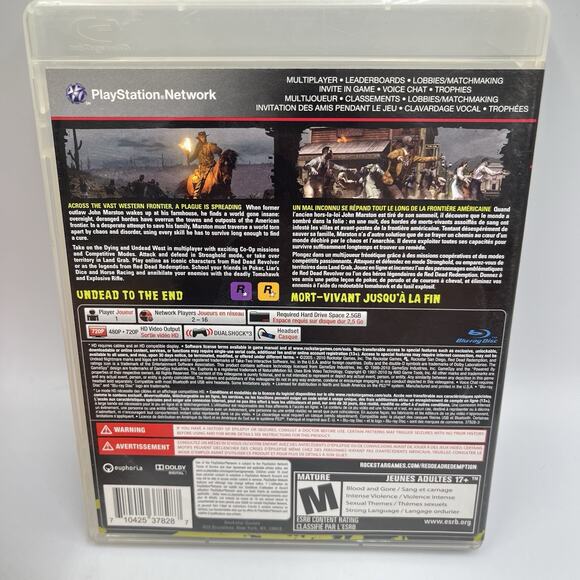 Red dead Redemption: Undead Nightmare (Playstation 3) CIB With Map - Picture 5 of 11